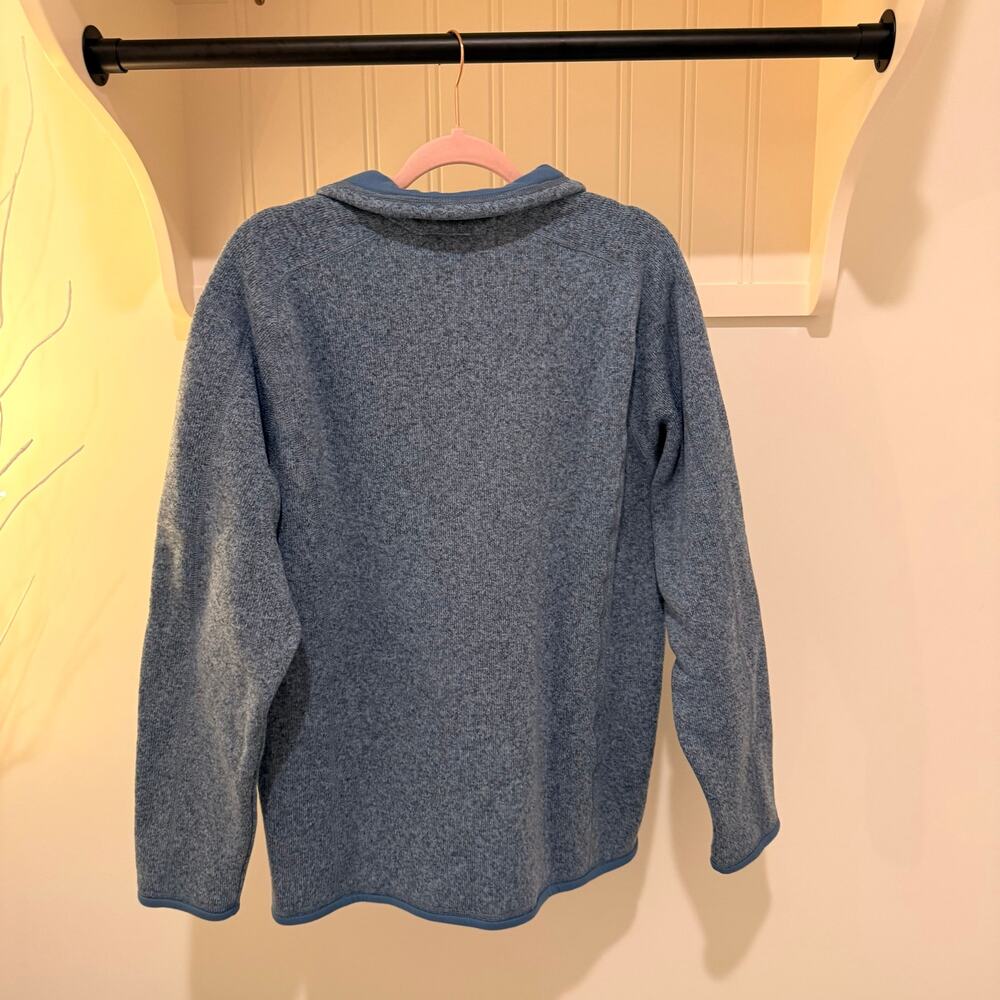 Patagonia Women’s Better Sweater 1/4 Zip Fleece Pullover XXL Blue Gray - Picture 2 of 4